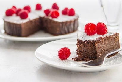 Thumbnail for A Wonderful 4-Ingredient Chocolate Raspberry Cake