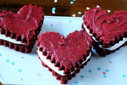 Thumbnail for Yummy Red Velvet Brownie Hearts