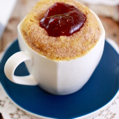 Jelly Donut In A Mug