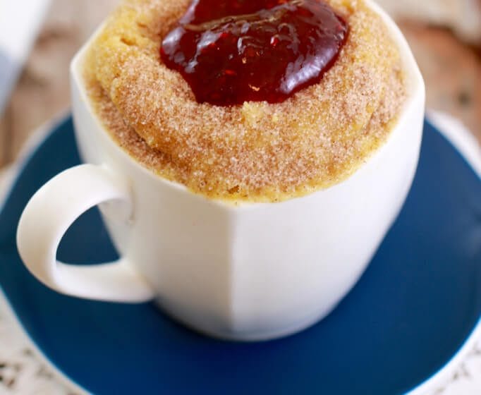 Jelly Donut In A Mug
