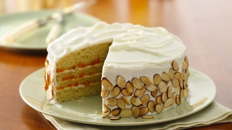 Almond-Apricot Layer Cake