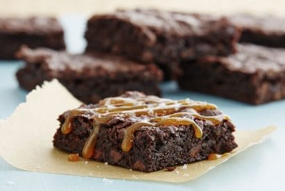 Thumbnail for Yummy Gluten-Free Salted Caramel Brownies