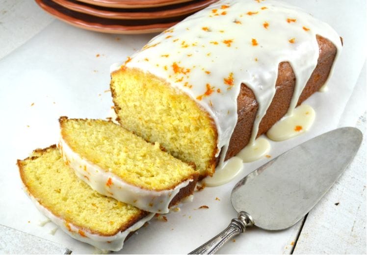 Orange Pound Cake With Orange Syrup And Orange Glaze