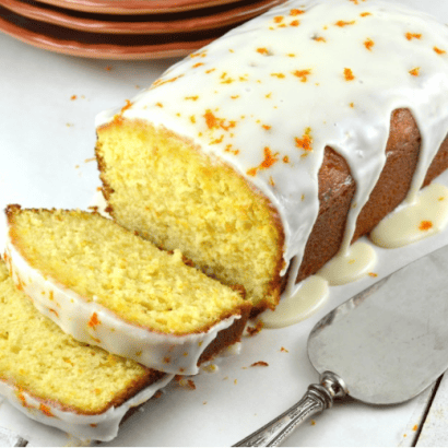 Orange Pound Cake With Orange Syrup And Orange Glaze