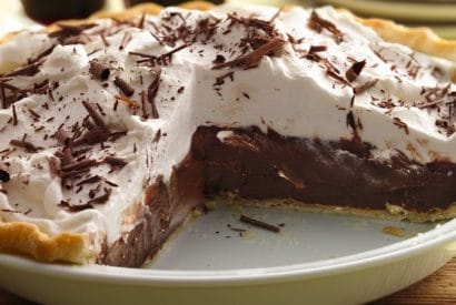 Thumbnail for Delicious Dark Chocolate Stout Cream Pie