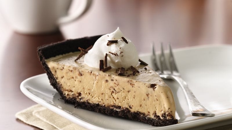 Frozen Hazelnut-Mocha Pie