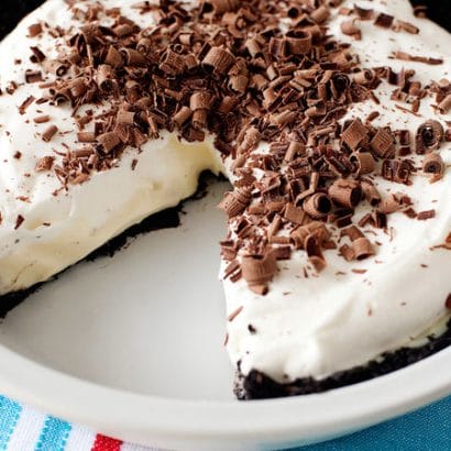 White Chocolate Mud Pie