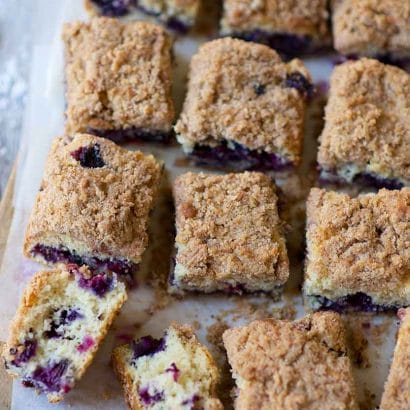 Blueberry Buckle Coffee Cake