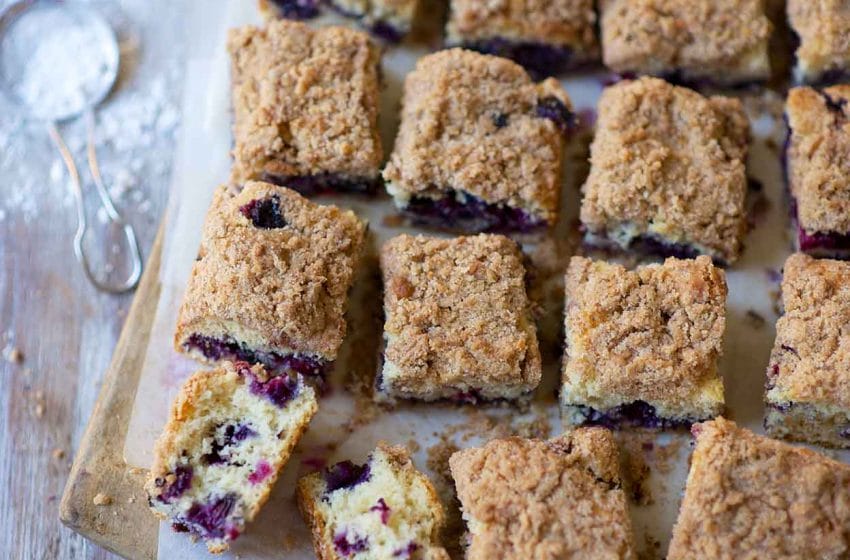 Blueberry Buckle Coffee Cake