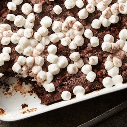 Hot Chocolate Dump Cake