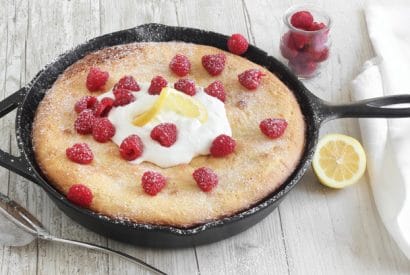 Thumbnail for Yummy Lemon Custard Skillet Cake