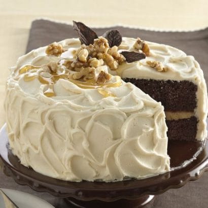 Maple-Walnut Chocolate Cake