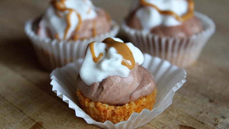 Mini Chocolate-Peanut Butter Pies