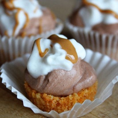 Mini Chocolate-Peanut Butter Pies