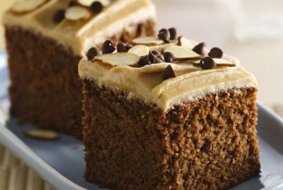 Thumbnail for Delicious Gluten-Free Chocolate Snack Cake With Creamy Butterscotch Frosting