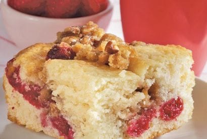 Thumbnail for Love This Raspberry Streusel Snack Cake