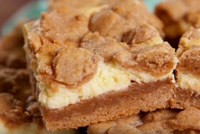 Thumbnail for Delicious Snickerdoodle Cheesecake Bars