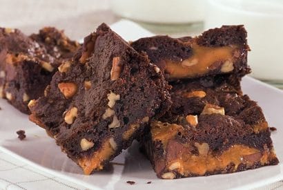 Thumbnail for Delicious Dark Chocolate Caramel Brownies