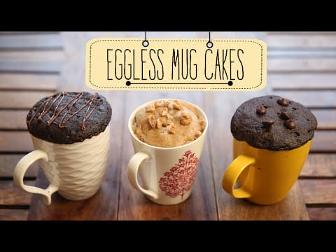 Eggless Mug Cakes