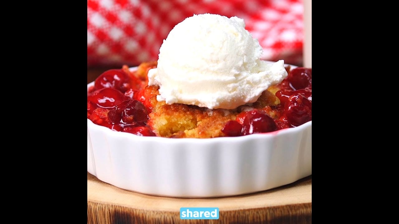 How To Make This Slow Cooker Cherry Dump Cake With Just 3 Ingredients Afternoon Baking With 