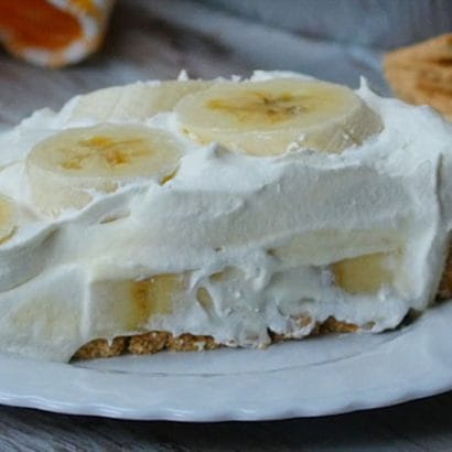 No Bake Banana Cream Pie