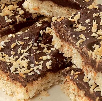 Crunchy Coconut Chocolate Bars