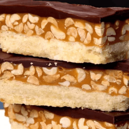 Peanut Caramel Bars