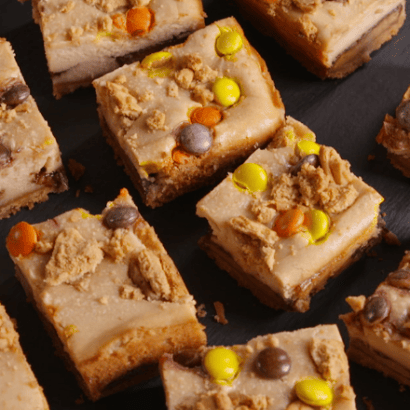 Double Reese's Cheesecake Bars