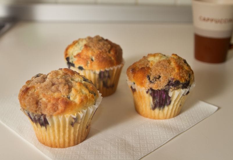 Blueberry & Walnut Bran Muffins