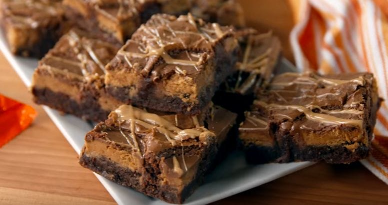 Reese's Stuffed Brownies