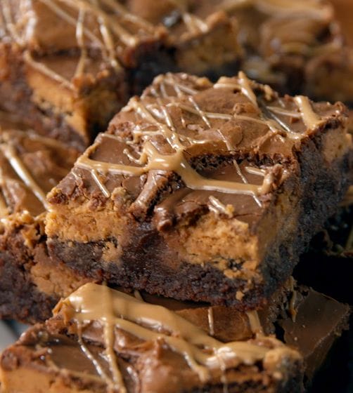 Reese's Stuffed Brownies