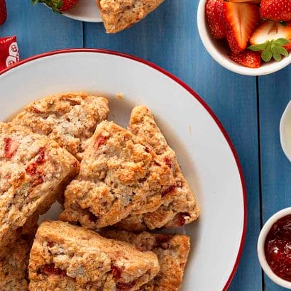 Strawberries & Cream Scones