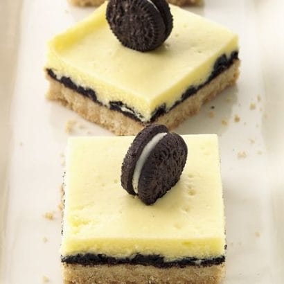 Oreo Cookie-Cheesecake Bars