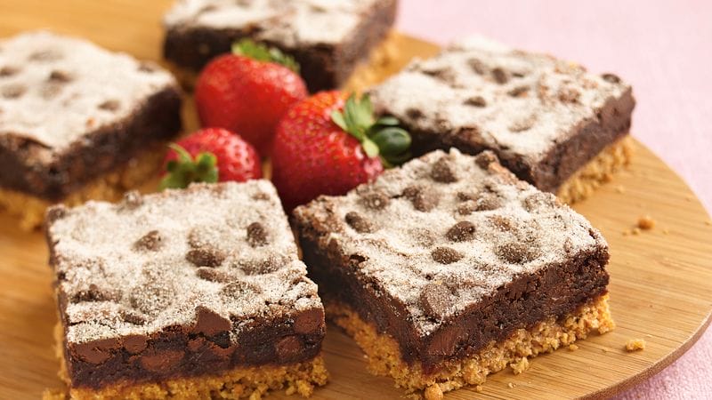 Mexican Chocolate Crunch Brownies