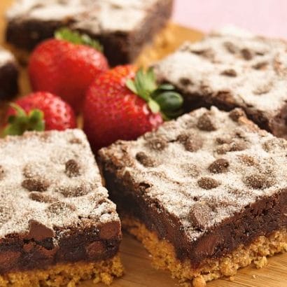Mexican Chocolate Crunch Brownies