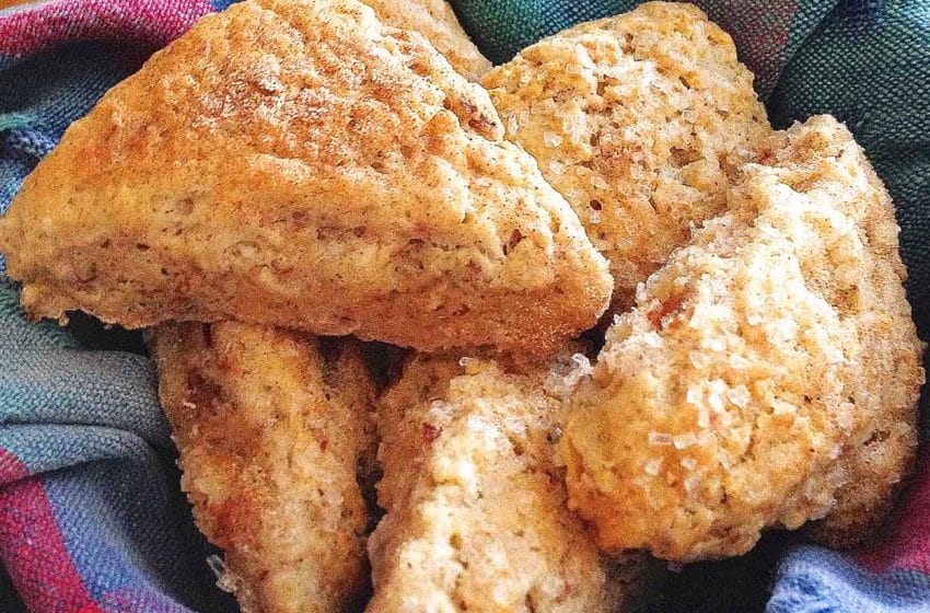 Cinnamon Pecan Scones