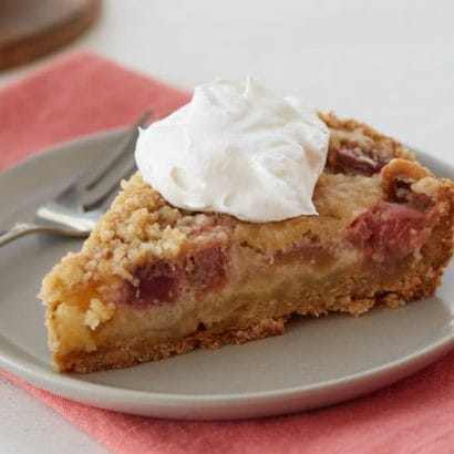 Rhubarb Cream Tart