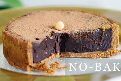 Thumbnail for A Wonderful No-Bake Chocolate Pie Recipe Made With Just  5-Ingredients