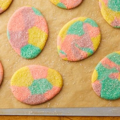 Marbled Easter Egg Sugar Cookie Cutouts