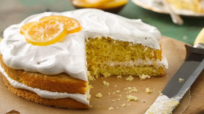 Lemon Cake With Irish Breakfast Tea Frosting