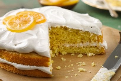 Thumbnail for A Yummy Lemon Cake With Irish Breakfast Tea Frosting