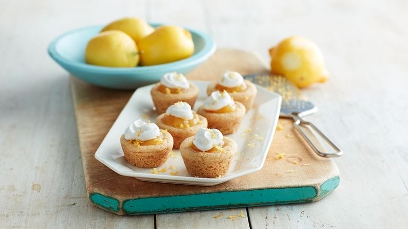 Lemon Cream Pie Cookie Cups