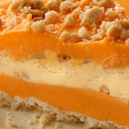 Creamy Orange Ice Cream Pie