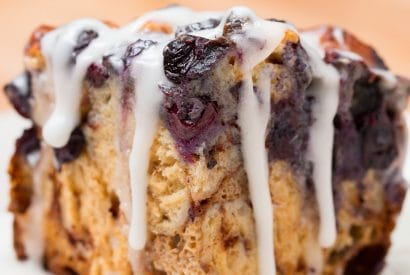 Thumbnail for Delicious Blueberry Cinnamon Roll Bake