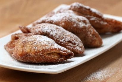 Thumbnail for Yummy Fried Cinnamon Roll Apple Turnovers