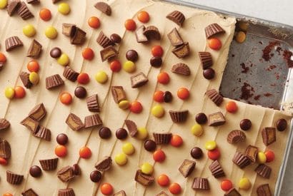 Thumbnail for Yummy Reese’s Peanut Butter Sheet Cake