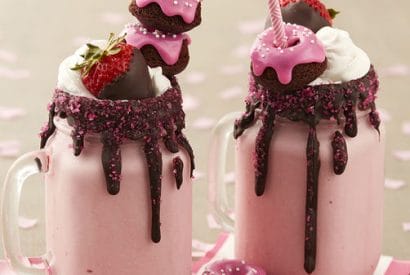 Thumbnail for Yummy Chocolate Covered Strawberry Milkshake