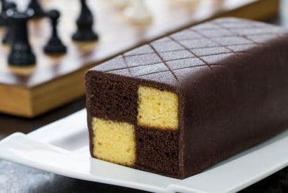 Thumbnail for Amazing Chocolate Almond Battenberg Cake