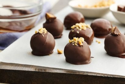 Thumbnail for Love These 2-Ingredient Peanut Butter-Chocolate Truffles