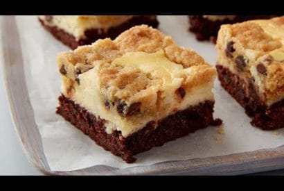 Thumbnail for Guaranteed Cookies And Milk Cheesecake Brownie Bars Bliss